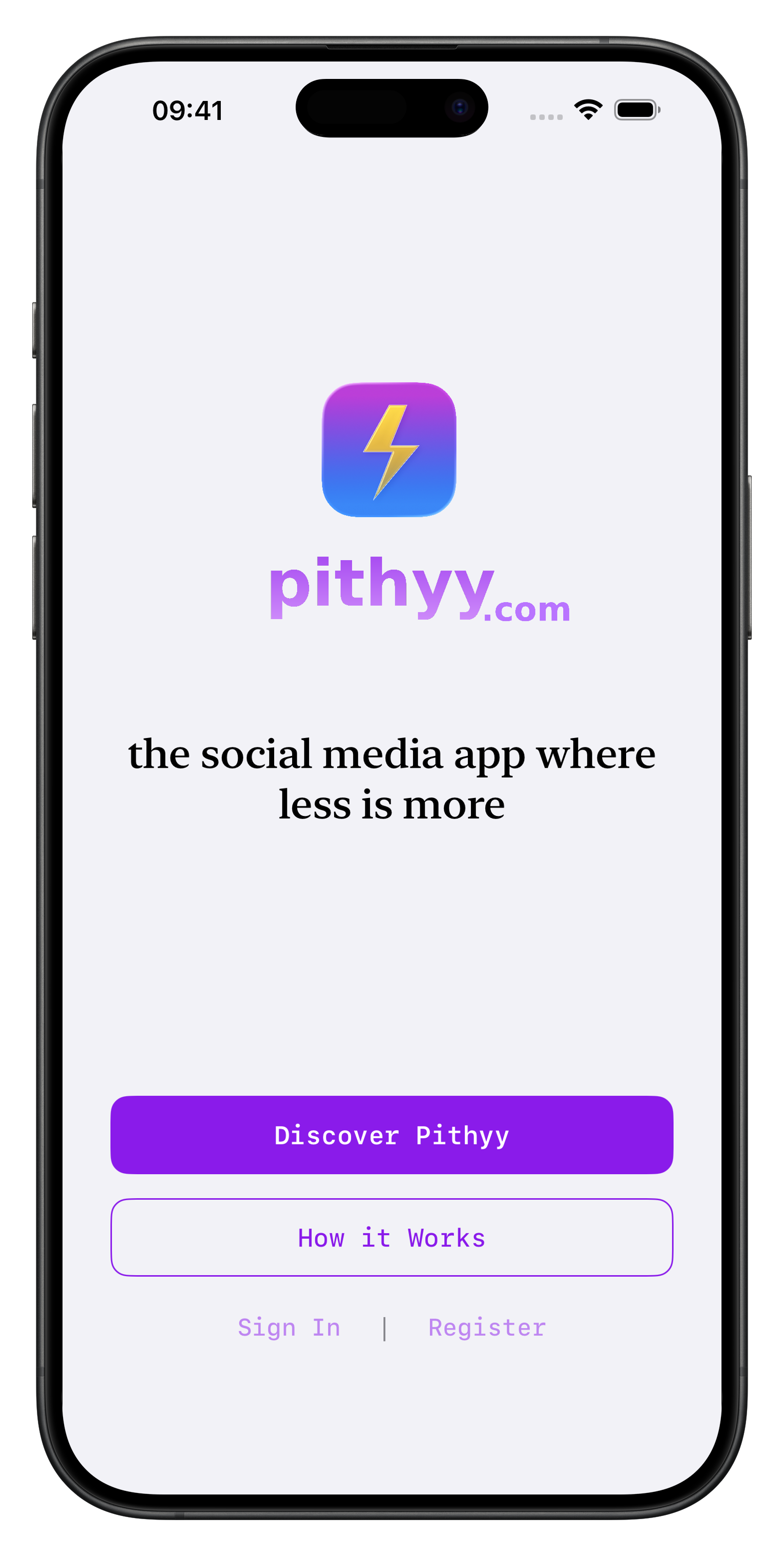 Pithyy Intro Screen